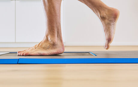 Fußdruckmessung und Ganganalyse