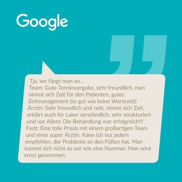 Eine tolle Praxis mit einem gro&szlig;artigen Team und einer super &Auml;rztin